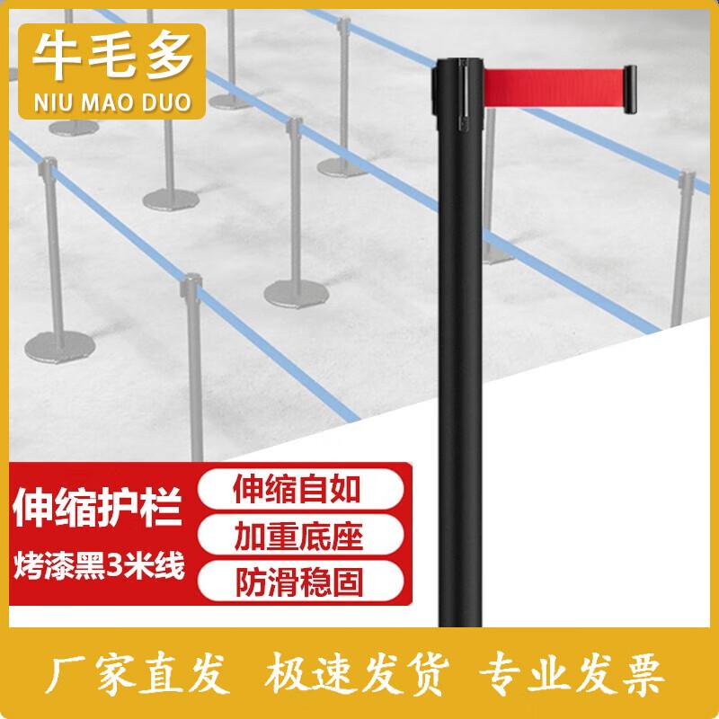 Retractable Queue Stanchion