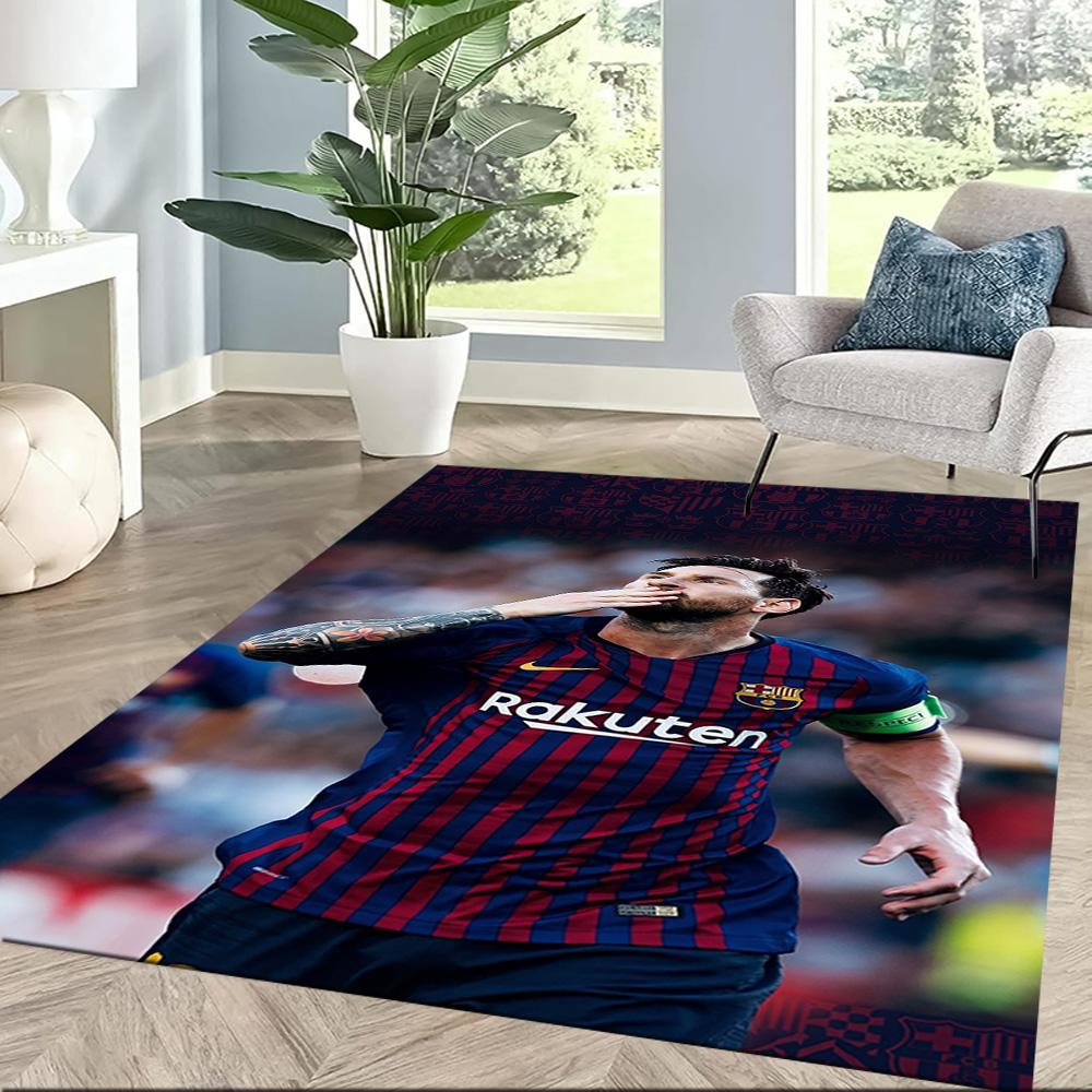 Messi 158 Area Rug Perfect for Game Room Study Room Outdoor Living Rooms Anti-slip Rug Decorate Offices Perfect Gift for Women/Men