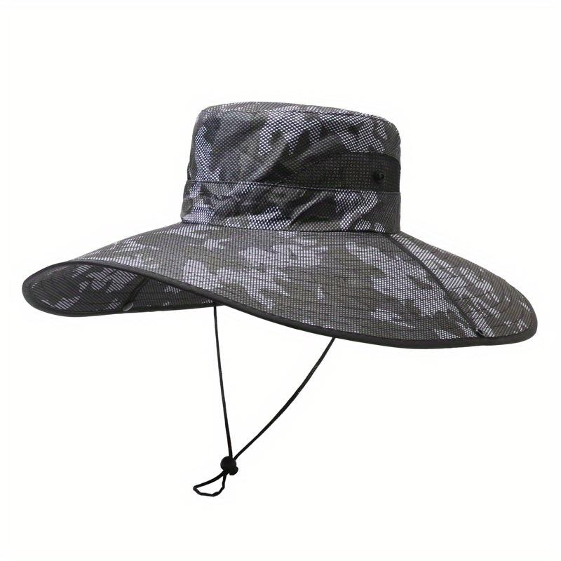 Anti-UV Sports Hat Fishing Insect Protective Cap Breathable Full-Mesh Head Net Hat Camping Hiking Hat Adjustable Unisex Hat