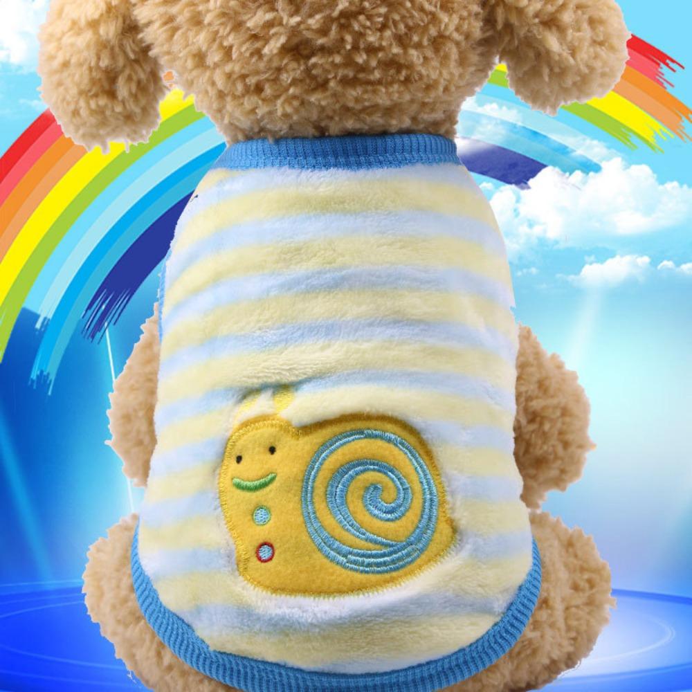 Flannel Warm Teacup Dog Milk Dog Dog Cat Teddy Clothes Vest Pet Supplies