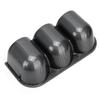 52mm 2in 3‑Hole Triple Gauge Mount Holder Carbon Fiber Style Auto Car Dash Meter Pod