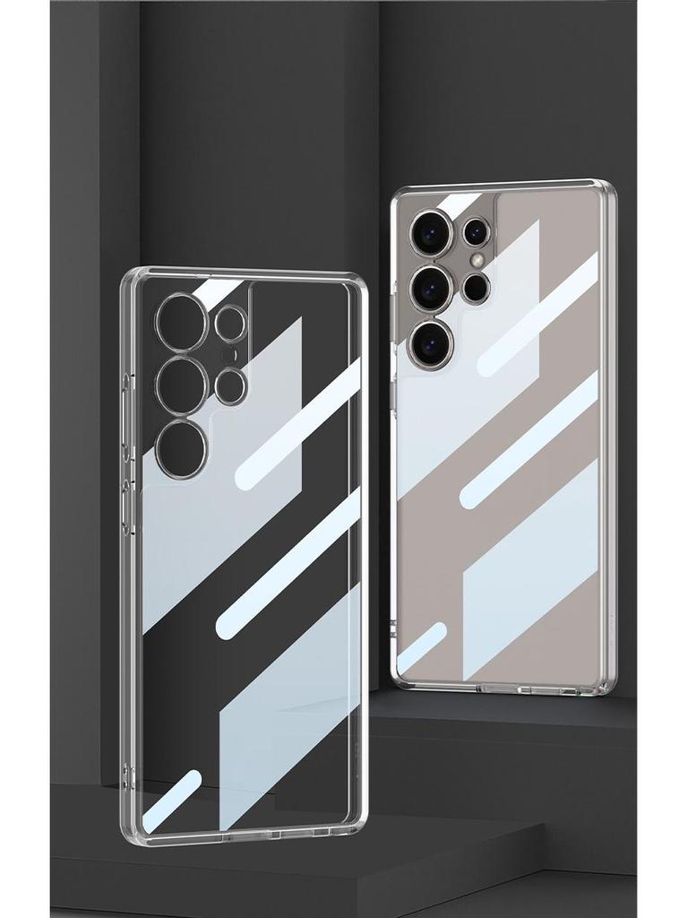 Galaxy S25 Case - Ultra Slim Transparent for S25Ultra and Creative Space Design for S25Plus
