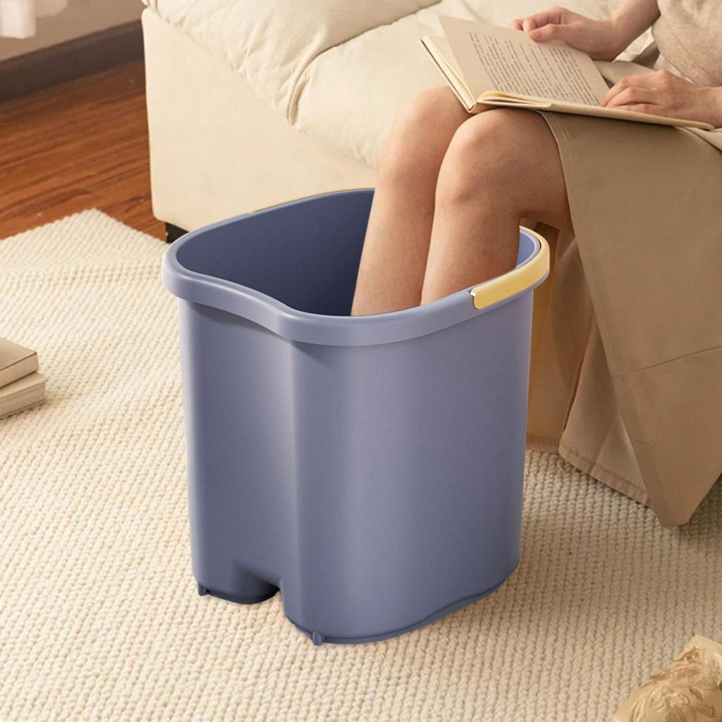 Fußbadewanne Tiefes Becken Einweichen Füße Zehennägel und Knöchel Tragbar für Haushalt Wohnheim