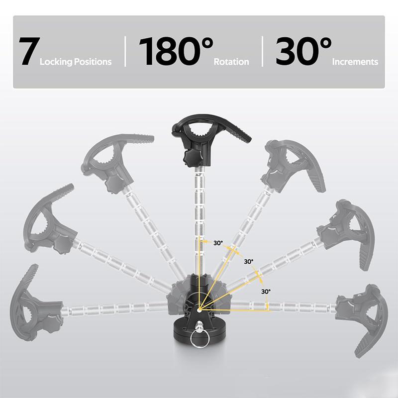 Electric Steer Trolling Motor Stabilizer Mount Support for Minn Kota Terrova, Riptide, Ulterra, PowerDrive Includes Extra Rod