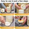 Shaved Ice Machine Snow Cone Machine Manual Portable Ice Crusher and Shaved Ice Machine BPA Free for Home Kitchen and Picnic
