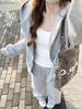 Women's Thermal Long-Sleeve U-Neck Base Layer Top - White, Slim Fit