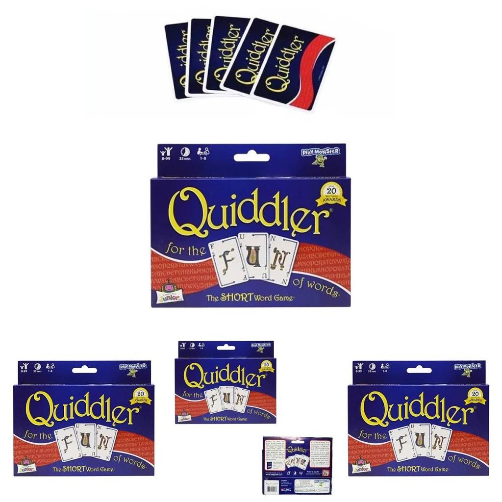 Coinvolgente Gioco di Carte Quiddler Per Famiglia e Amici con Design a Cinque Corone Ideale per Strategia e Divertenti Riunioni