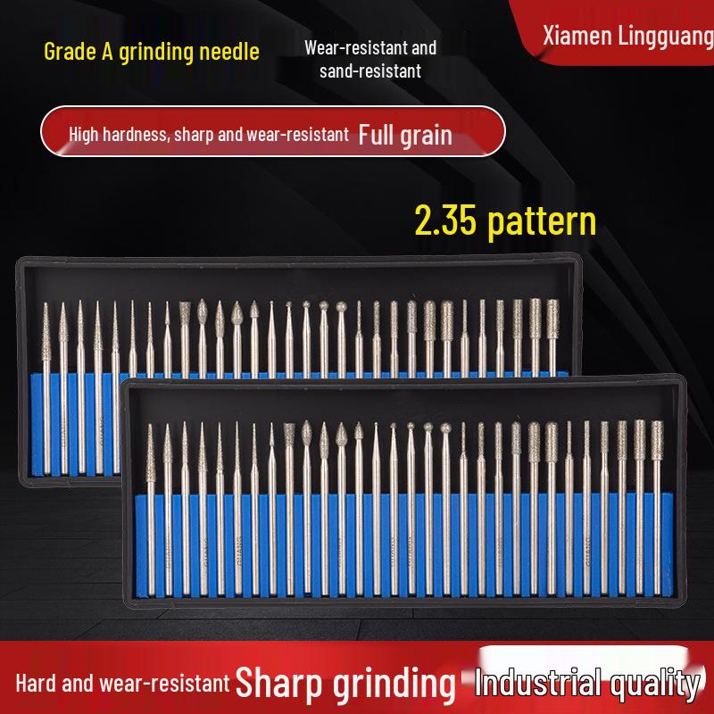 Lin Guang Diamond Electroplated Grinding Needle for Jade Carving and Mold Polishing