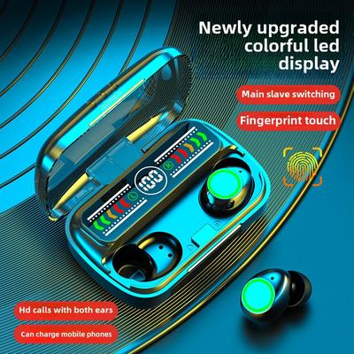 The New Bluetooth Headset M100 Large Screen Running Horse Lamp Digital Display with Mobile Power Supply with Digital Display Sports In-ear