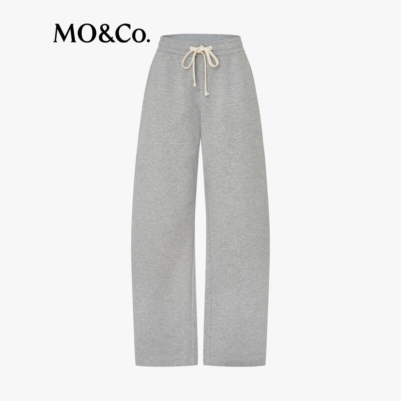 MO&Co. Women's Lightweight Air-Layer High-Waist Sweatpants