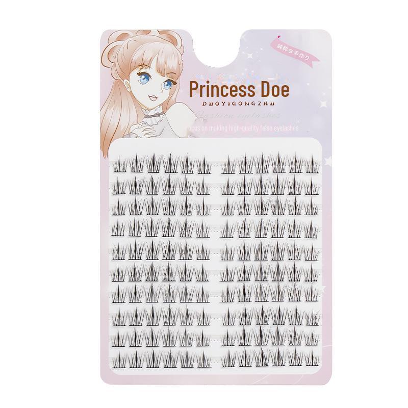 10-Pack Natural-Looking False Eyelashes: Sunflower Design, Easy-to-Apply, Super Thin Stem for Beginners.