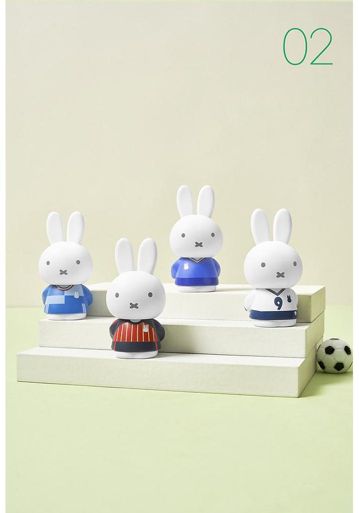 Miffy Rabbit Sports Football Series Blind Box Toy: World Cup Edition