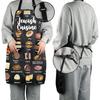 G2TUP Cooking Dishes Recipes Soup Apron With Pockets Je Cuisine Kitchen Gift Cooking Baking Chef Gift