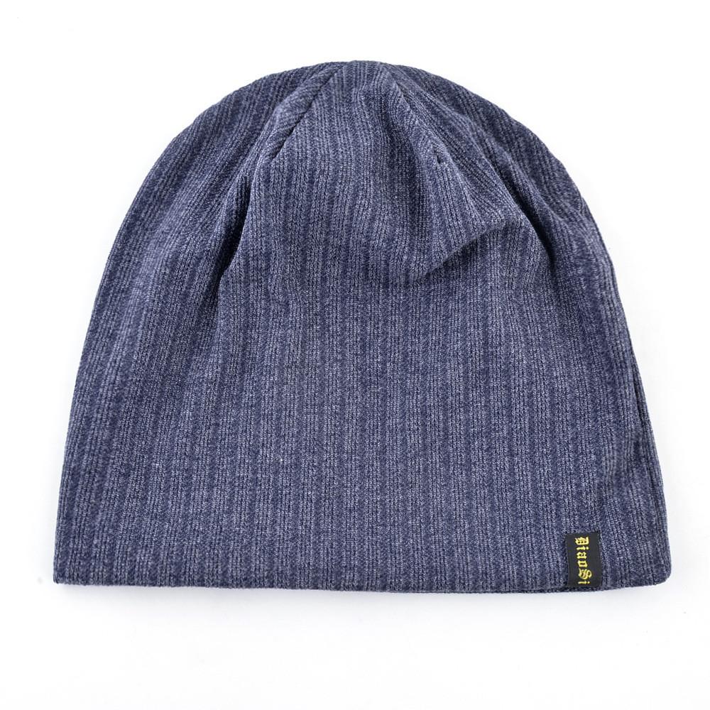 Chinese Style Cotton Blend Beanie Hat With Solid Color Design For Youth And Students