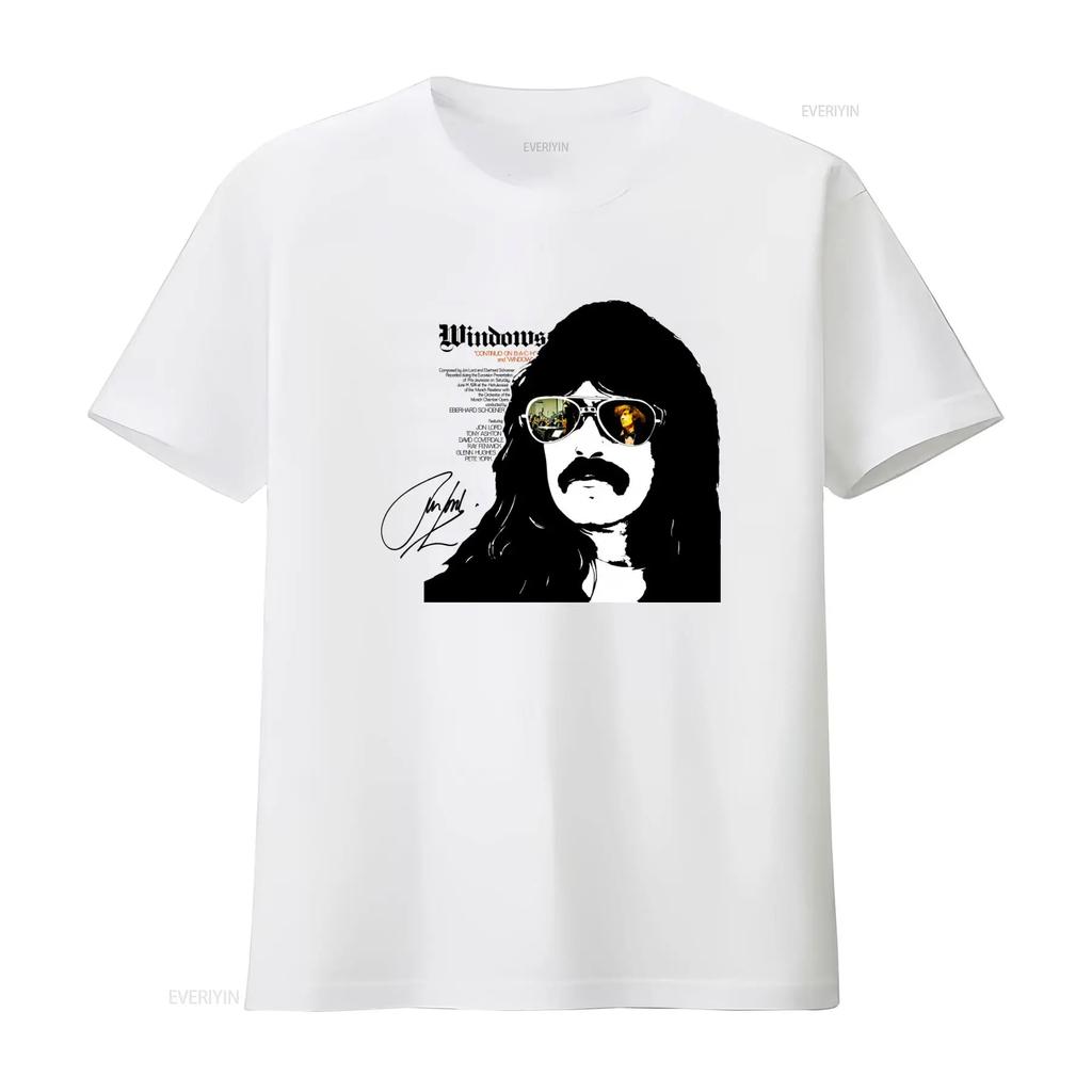 Vtg Jon Lord Music Star Cotton White S 5XL T Shirt Rock Band Design Mm494 Breathable Comfortab