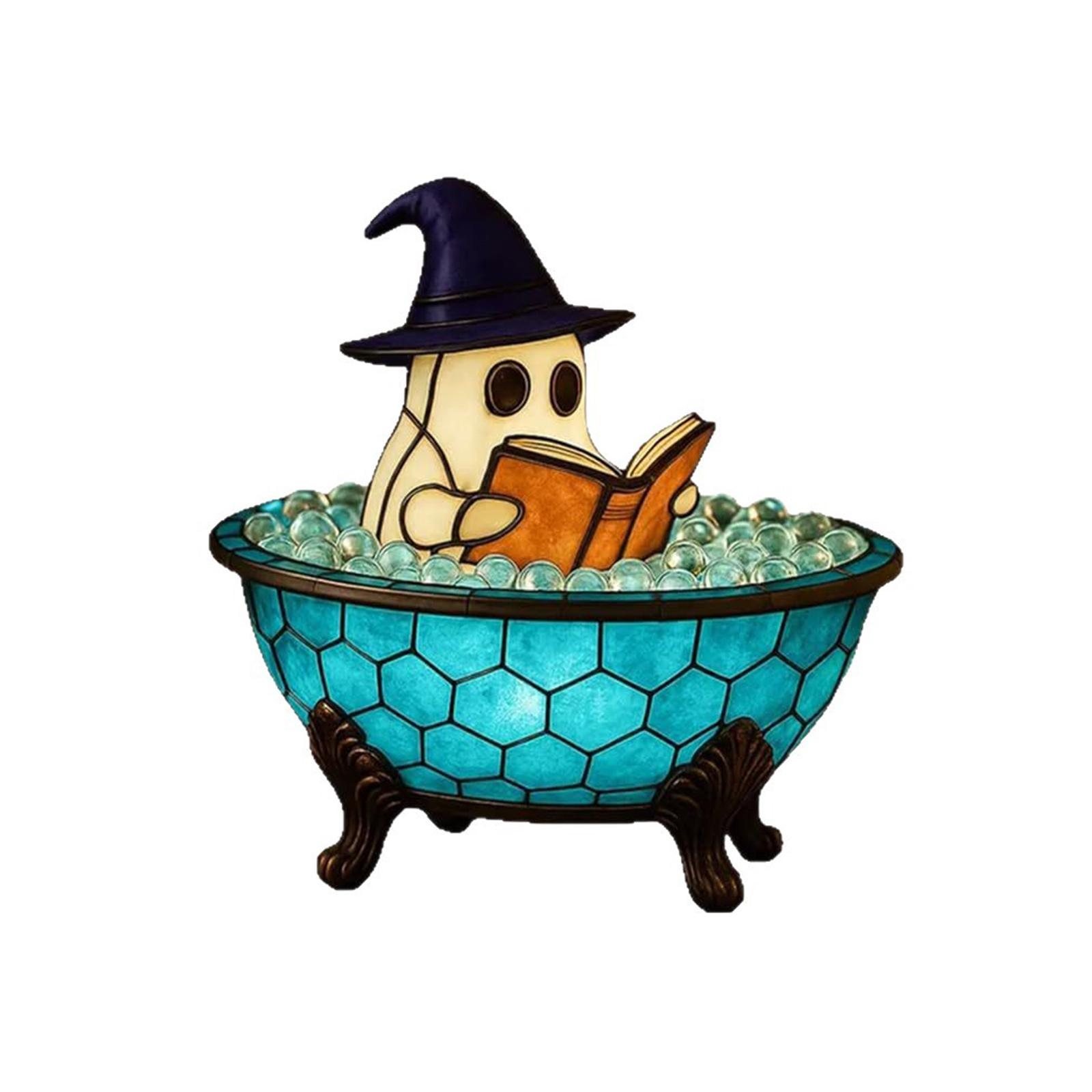 

Смола Дух Лампа для пены для ванны Водонепроницаемый дизайн Мягкое свечение для праздничной вечеринки Свет для ванной