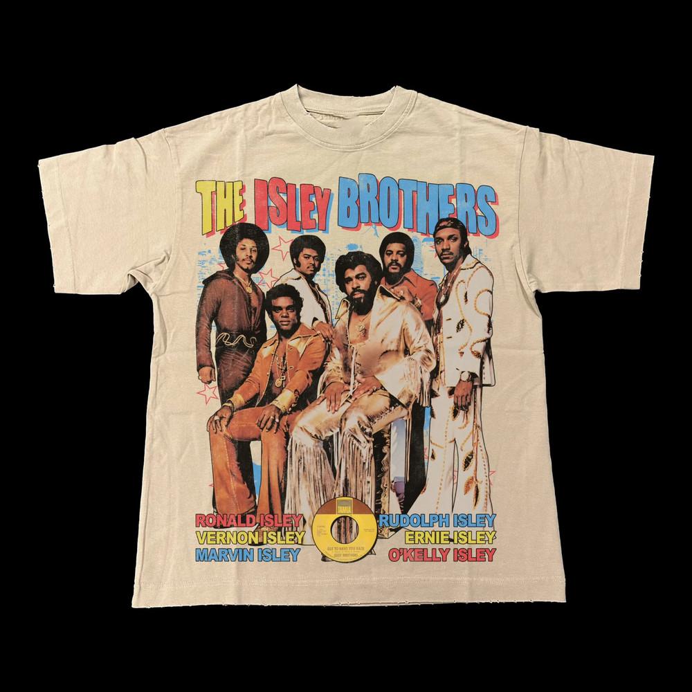 

Футболка с изображением группы THE ISLEY BROTHERS Полный размер от S до 5XL SG333 Унисекс Футболка S