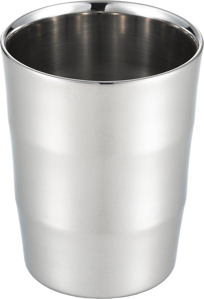 

Yoshikawa Made in Japan Double Tumbler 240ml Stainless Steel Gogi YJ2120 Silver