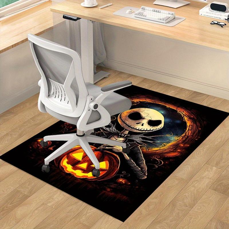 1pc. Halloween Pumpkin Jack Skellington Home Decorative Rug Office Carpet Chair Mat Outdoor Giftz049080