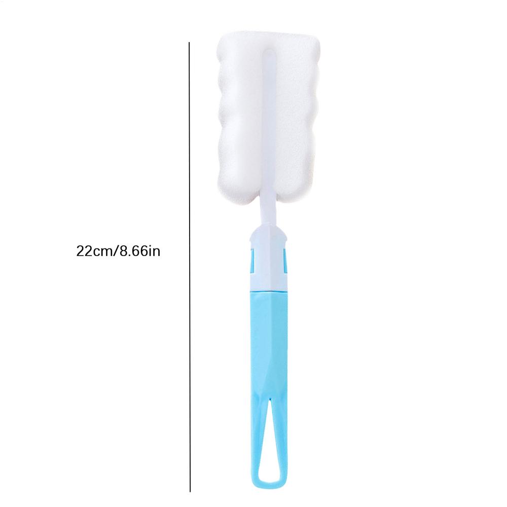 Soft Sponge Cup Brush Long Handle Sponge Bottle Brush Cup Sponge Cleaning Brush Water Bottle Glass Cup Washing Cleaner Tool