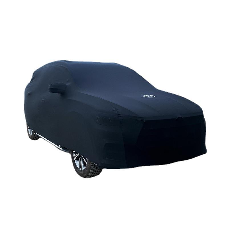 Velvet Tight-Fitting Car Cover for Unveiling, Advertising, and Dust Protection
