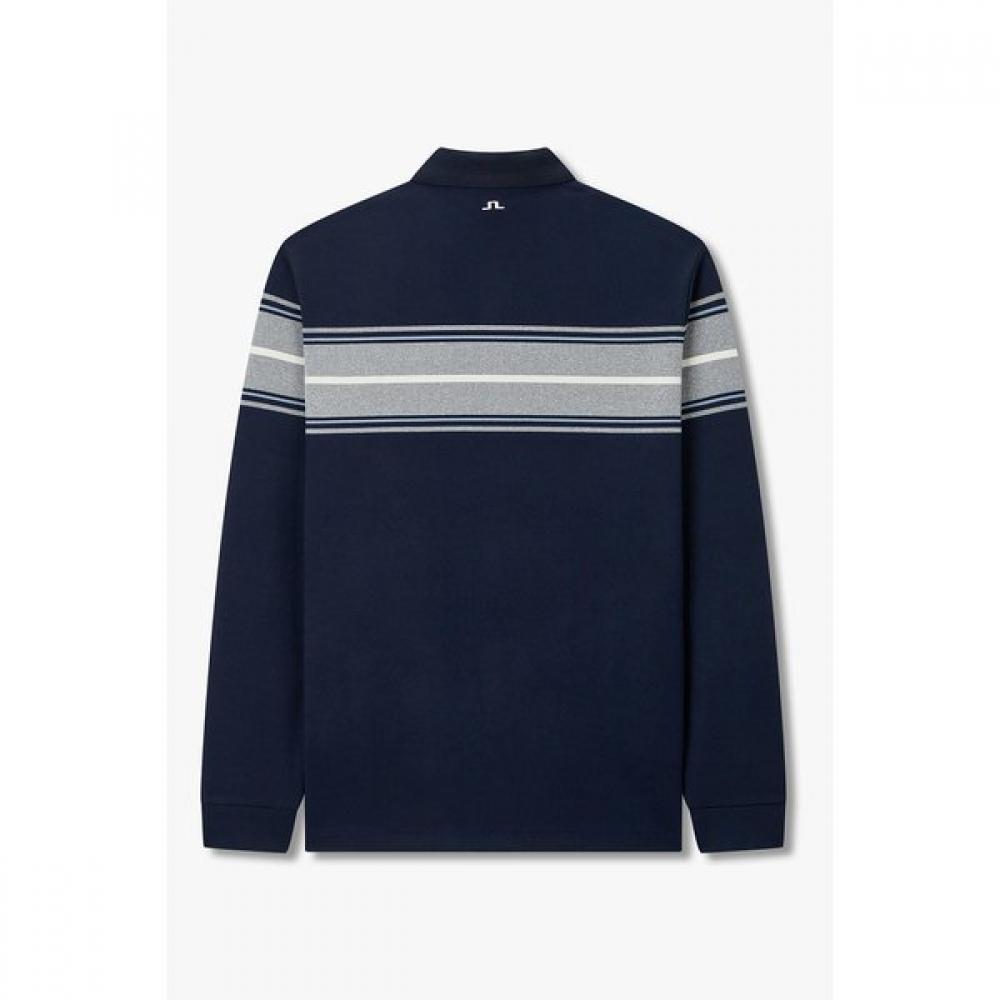 J.LINDEBERG Men S Nox Ar Stripe Long Sleeve Polo 1516326909