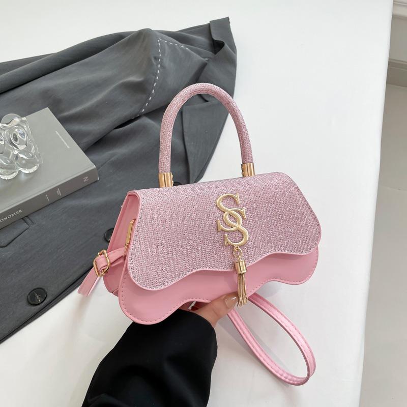 Simple Autumn New Fashion Trend Retro Underarm Small Square Bag Shoulder Messenger Bag Solid Color Women's Bag