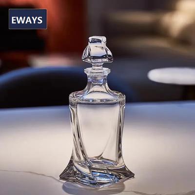 Creative Glass Wine Bottle, Whiskey Decanter, Alcohol Container, Pourer, Wine Carafe, Crystal Glass, Home Bar