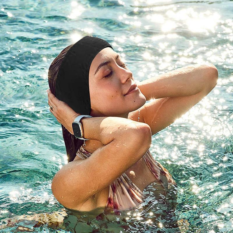 Swim Headband Swim Ear Cover Adjustable Bands Breathable Shower Headband Protection Guard For Swimmers Teens Kids Women Men Boys