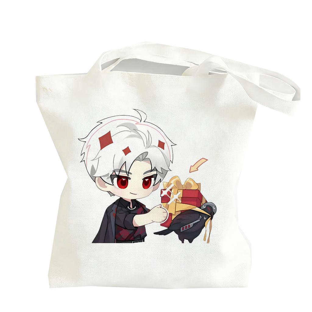 New Love and Deepspace Onychinus Sylus Qinche Cute Canvas Bag 35x40CM Anime Cosplay Cartoon Character Shoulder Bag Kitten Gift