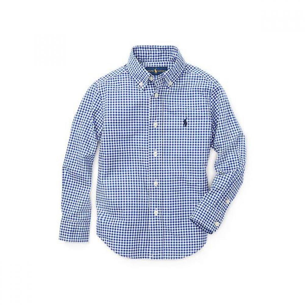 Polo Kids Boys 2 7 Gingham Cotton Poplin Shirt Cwpowovb6820044400 4