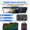 Gamwing M1 Pro+ Adattatore Tastiera Mouse Wireless LED Retroilluminato per Cellulare Android Postura Pistola Pressione per PUBG