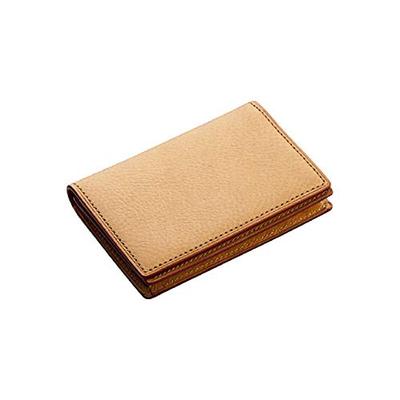 Breilio Minerva Business Card Holder with Gusset, Natural