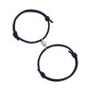 Milanese Magnetic Attraction Couple Bracelets - Pair of Simple Alloy Rope Jewelry