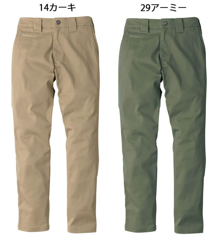 CO-COS Dickies Straight Pants D-2874 T/C Stretch Old Style Men's Workwear, Year-Round, Size 3L, Khaki (Size 14)
