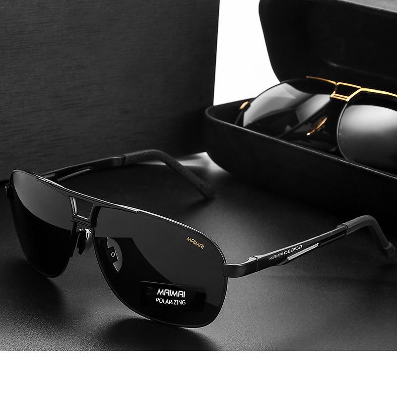 Men's Polarized Day & Night Sunglasses: Anti-UV HD for Driving & Fishing