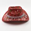 Roll Up Brim Western Style Cowboy Hat Fashion Party Dress Fedora Hat Festival Costume Party Play Cowgirl Hat