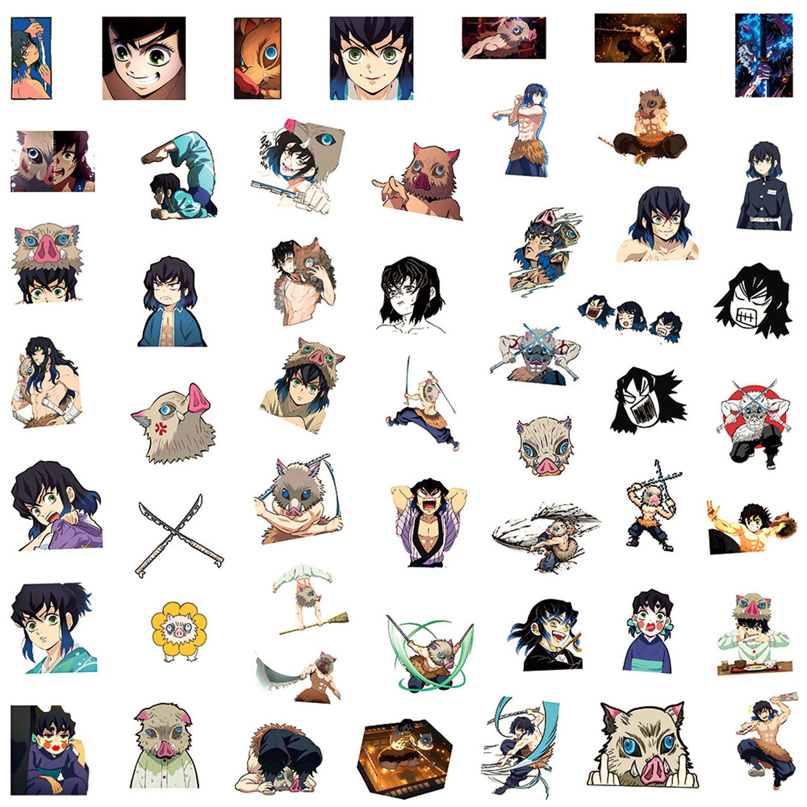 

50pc Anime Character Single Stickers Notebook Mixed Stickers Peripheral One Size