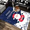 Christmas Santa Claus Chair Mat - Non-Slip Carpet for Office, Home Decor, Living Room, Bedroom, Game Room & Dormitory - Anime Cartoon Design Holiday G