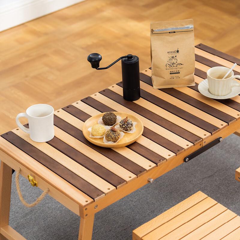 Jingbang Portable Beech Wood Folding Picnic Set