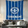 Custom Name Sportverein Darmsta Wall Tapestry Aesthetic Wall Hanging Printed Fabric Blanket Decorative Tapestries for Bedroom Living Room Home Decor