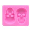 Silicone Skull Mold for Cake Decoration Flexible Non-Stick Baking Mold for Halloween Themed Edible Crafts and Candy Making