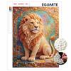 DIY Pearl Art Painting Majestic Lion Handmade Craft Modern Wall Decor Leisure Relax Activity Exquisite Gift for Novice Art Enthusiasts HomeDecor