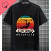 Funny Zipline This Is How I Fly Ziplining Graphic TShirt Pure Cotton Round Neck Short Sleeve Casual Sports Outdoor Tshirt