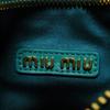 Used Wonder Matelasse Hobo Bag (12166), 5BC125 N88 F0K41 7922, with RFID, Green, 2-Way Logo, Laguna, Women's from Japan