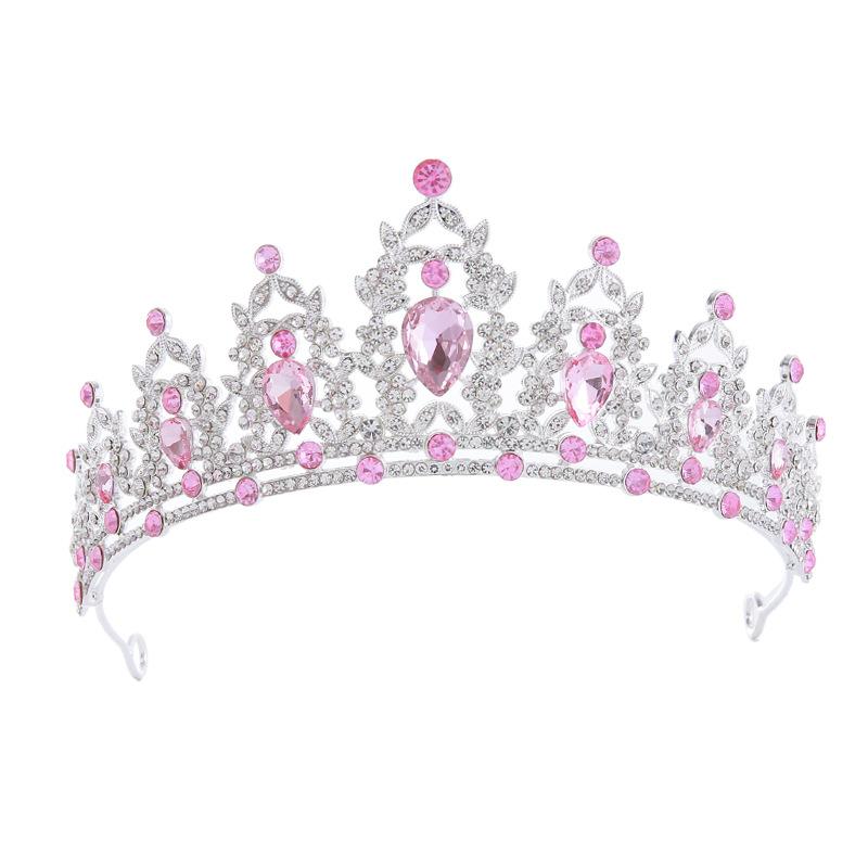 Brautkrone Kopfschmuck Geburtstag Hochzeit Haarband Schmuck Königin Hochzeit Legierung Kopfschmuck Haaraccessoire Krone
