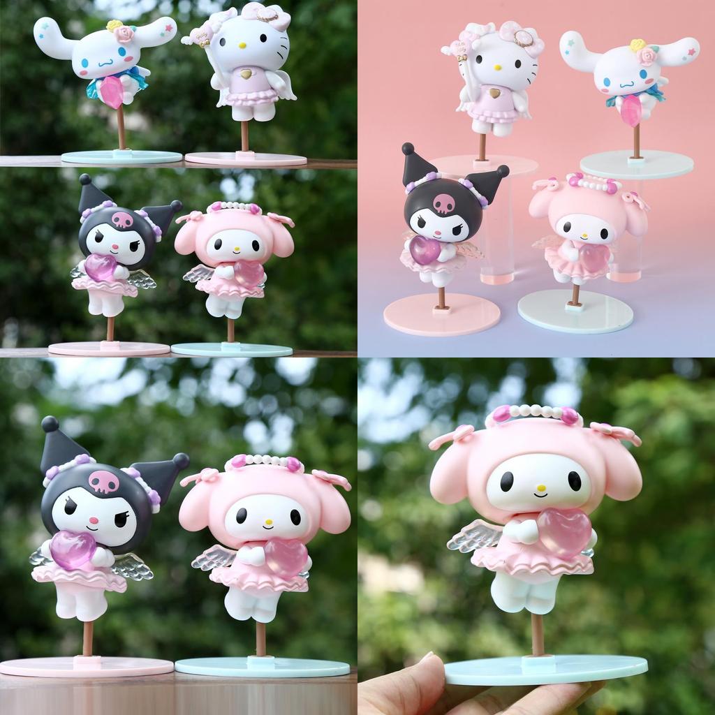 Kuromi Melody Hello Kitty Anime Toy Pvc Cute Collectible Figurine For Kids And Collectors