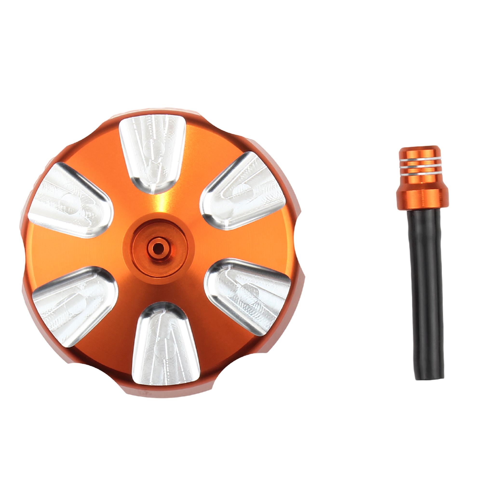 CNC Крышка Топливного Бака Мотоцикла с Вентиляционным Отверстием Для KTM SX SXF XC XCF XCW XCFW EXC EXCF 125-450 2011-2023 Аксессуары для Мотокросса оранжевый