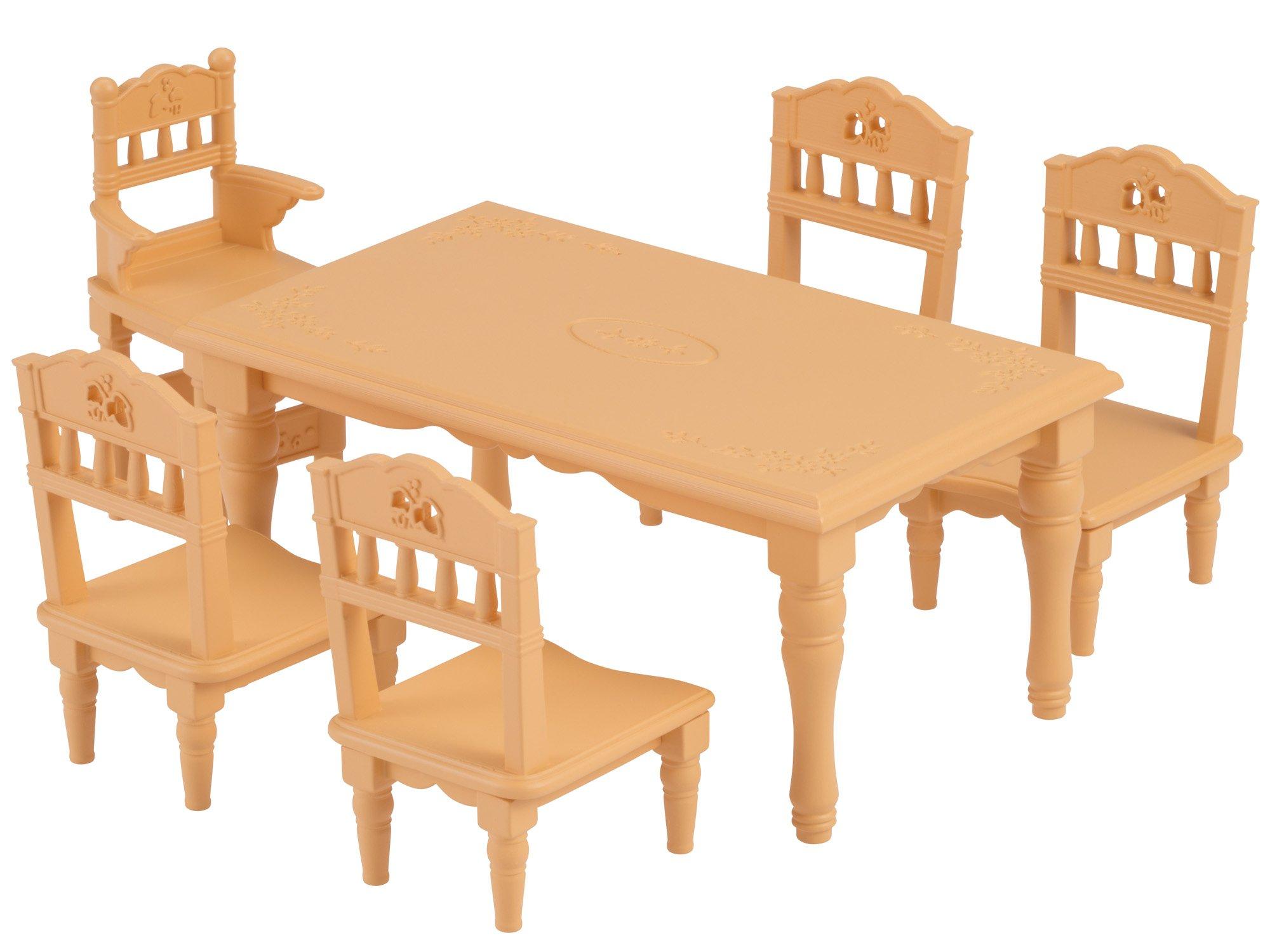 

Sylvanian Families Furniture Table ST Mark Certification For Ages 3 and Up Toy Dollhouse Sylvanian Families EPOCH [Dining Set] Car-421