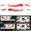 Weatherproof Stylish Car Body Graphics Stripes Stickers Suitable for Motorhomes and Offroads Vehicle In Various Patterns